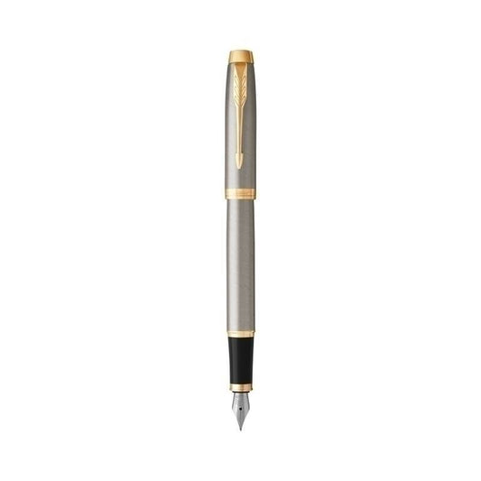 Parker IM Brushed Metal Gold Fountain Pen