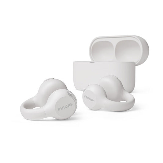 Philips Wireless Open Earbuds WT PHTAQ2000WT97 – White, Open Fit Philips