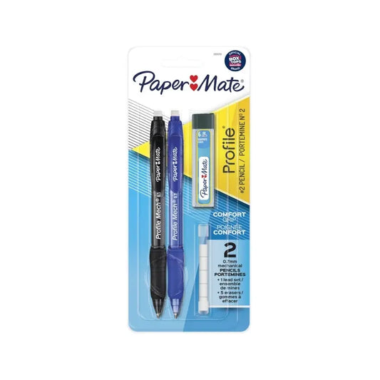PM Profile Pnc Blk/Blu Pk2 Bx6 Paper Mate