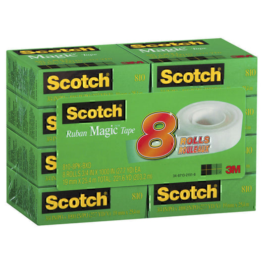 Sctch Tpe 810-8PK-BXD 19mm Pk8 | Conford IT