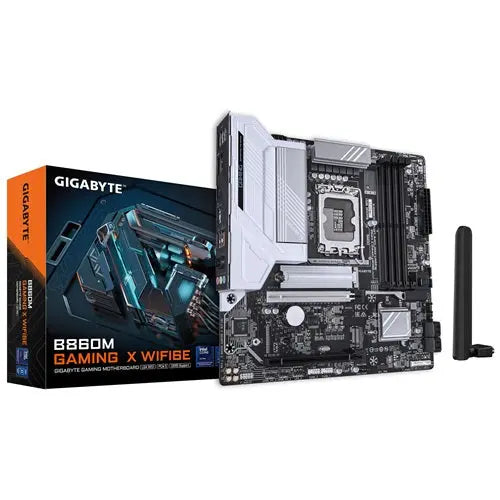 Gigabyte B860M GAMING X WiFi 6E – LGA1851, DDR5, USB-C, mATX Gigabyte