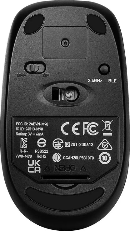 MSI M98 Wireless Bluetooth Mouse, 2000 DPI, USB, 1-Year Warranty MSI