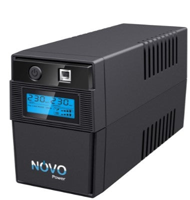 NovoPower LC650AU 650VA Line Interactive UPS – LCD, 3Yr, Tower