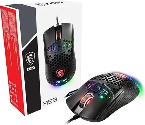 MSI M99 PRO Gaming Mouse – 3200 DPI, RGB, 5 Buttons, 1Yr Wty MSI