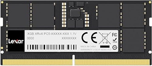 Lexar 32GB DDR5 SODIMM – 5600MHz, CL46, Laptop RAM, Lifetime Warranty
