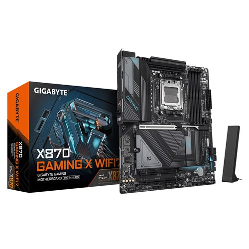 Gigabyte X870 GAMING X WiFi 7 – AM5, DDR5, PCIe, USB-C, 3yr Wty