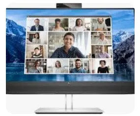 HP E27M G4 27" QHD IPS Monitor USB-C, Webcam, Adjustable, 3 Year Warranty Hewlett-Packard