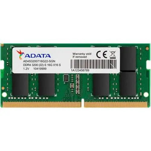 Adata DDR4 8GB SODIMM 3200MHz – CL22, 1.2V, Lifetime Warranty ADATA