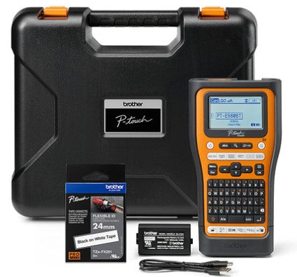 Brother P-touch EDGE PT-E560BTVP Industrial Label Maker – Bluetooth, Dual Auto-Cutter, USB-C