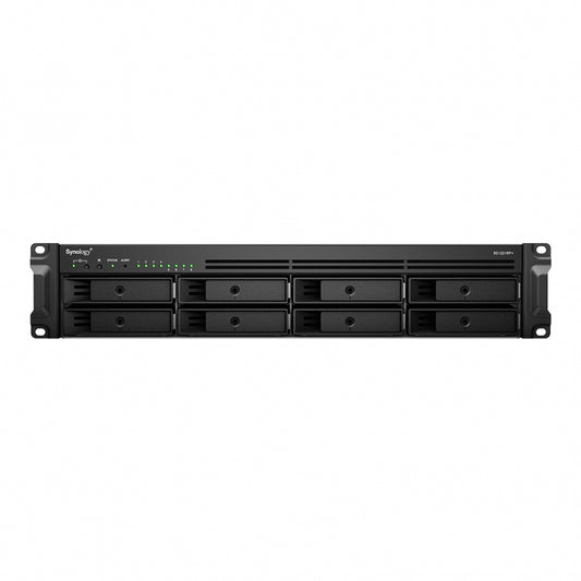 Synology RS1221RP+ 8-Bay Rackmount NAS – AMD Ryzen V1500B, 4GB DDR4, 3 Year Warranty