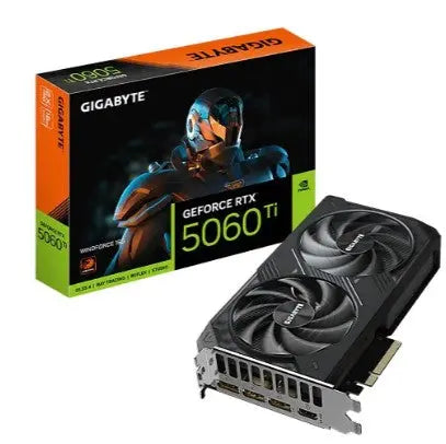 Gigabyte RTX 5060 Ti 16GB GDDR7 GPU, PCIe 5.0, 3 Yr Warranty Gigabyte