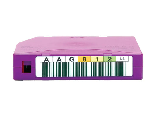 HPE LTO-6 RW 20PK DATA CARTRIDGES WITH CUSTOMISED LABELS HPE