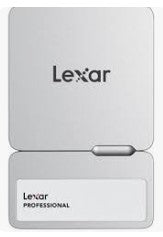 Lexar SL400 Pro Go 1TB SSD + Hub, 1050MB/s, USB-C, Silver