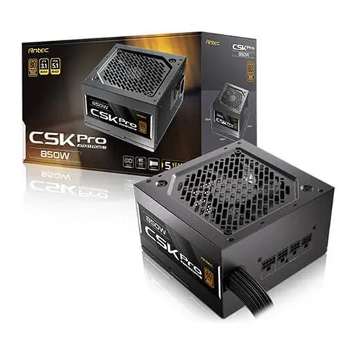 Antec CSK850 PRO 850W PSU – 80+ Bronze, Semi Modular, ATX 3.1 Antec