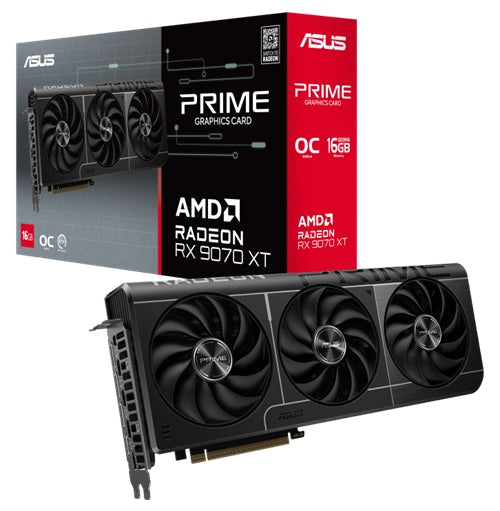 Asus PRIME RX 9070 XT – 16GB, PCIe 5.0, HDMI/DP, 3Yr Warranty