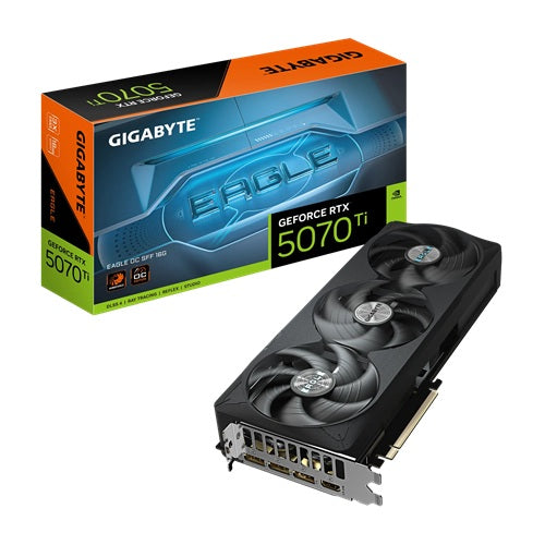 Gigabyte RTX 5070 Ti EAGLE OC 16GB GDDR7 PCIe 5.0 GPU – 3Yr