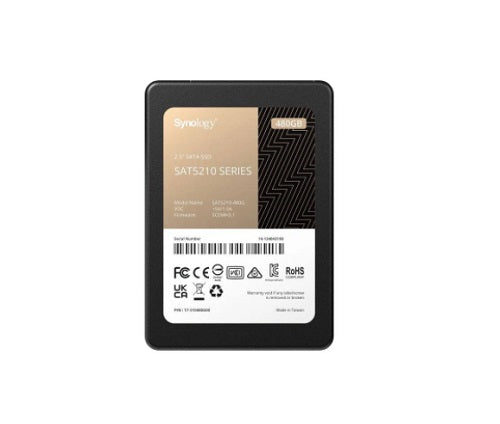 Synology SAT5210-480G 480GB Enterprise 2.5" SATA SSD – 5 Year Warranty