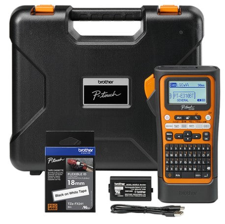Brother P-touch EDGE PT-E310BTVP Industrial Label Maker – Bluetooth, USB-C, 18mm