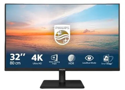 Philips 32E1N1800LA 31.5" 4K UHD Monitor – HDR10, VA, Speakers Philips