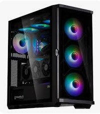 Zalman Z10 Mid-Tower Case – Tempered Glass, 4 Fans, ATX/mATX/ITX