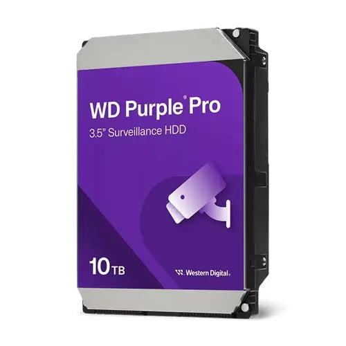 Western Digital 10TB Purple Pro 3.5" Surveillance HDD – WD102PURP Western Digital