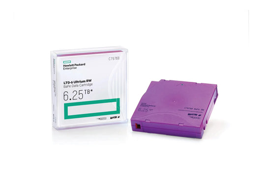 HPE LTO6 - 2.5/6.25TB DATA CARTRIDGE. HPE