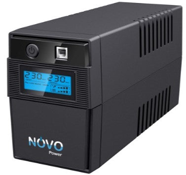 NovoPower LC850AU 850VA Line Interactive UPS – LCD, 3Yr, Tower