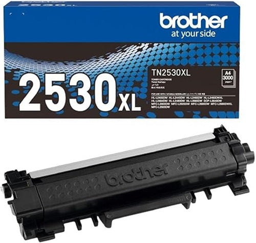 Brother TN-2530XL Black Toner Cartridge – High Yield 3000 Pages
