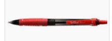Artline Ikonic Red Ballpoint Pens, Box of 12 – AR184002 Artline