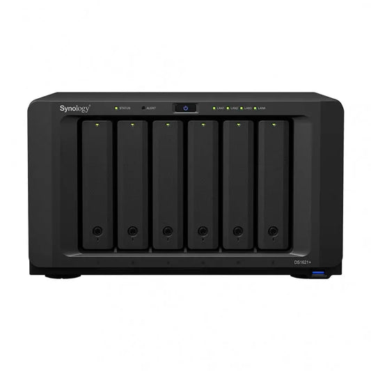 Synology DS1621+ – 6-Bay NAS, AMD Ryzen, 4GB DDR4 RAM, 3 Year Warranty Synology