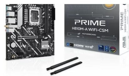Asus PRIME H810M-A Wi-Fi-CSM mATX DDR5 LGA1851, 3 Yr Warranty