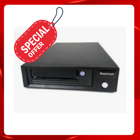 Quantum LTO-9 Half-Height Tabletop Tape Drive, SAS, Black – PTC-L92BN-AR