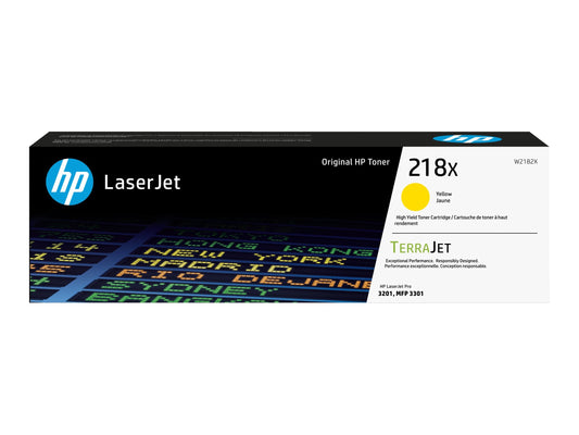 HP 218X YELLOW LASERJET TONER 2.5K YIELD FOR 3301SDW / 3301FDW | Conford IT