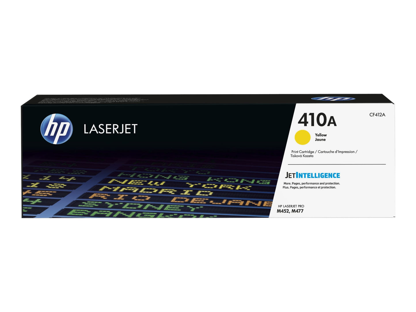 HP 410A YELLOW TONER - APPROX 2.3K PAGES. FOR M377, M477, M452 PRINTERS | Conford IT