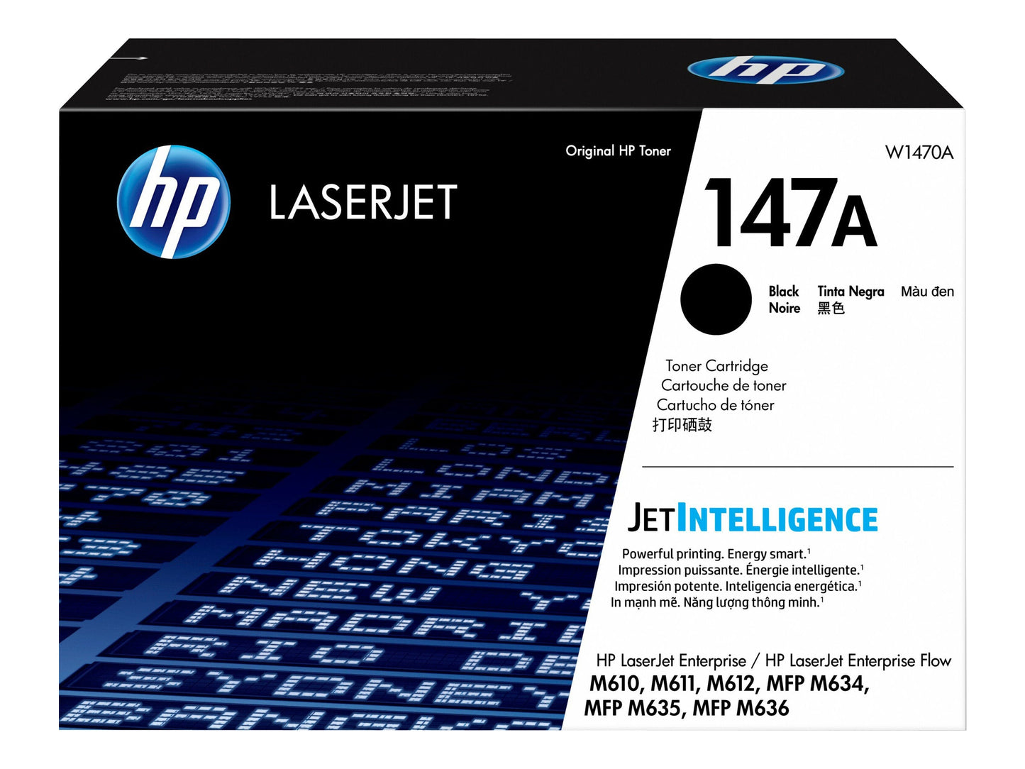 HP 147A BLACK TONER - APPROX 10.5K PAGES - FOR M610, M611, M612, M634, M635 | Conford IT