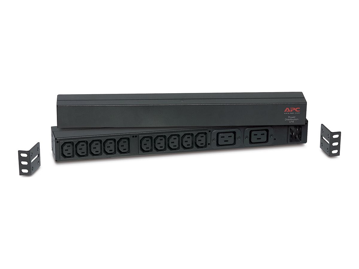 APC BASIC 1U RACK PDU, 240V, 16A, 3.7KW, C13(10), C19(2), IEC-320, 2YR | Conford IT